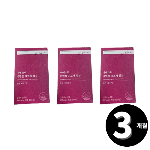  에스더포뮬러 비헴철 리포퍼 철분 30캡슐 [3개]
