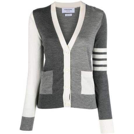 톰브라운 펀믹스 울 카디건 FKC334F Y1014 (982, 그레이)_이미지