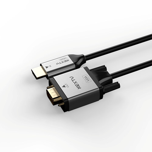 이지넷유비쿼터스 NEXTU 버이저 HDMI to VGA 케이블 (2m)_이미지