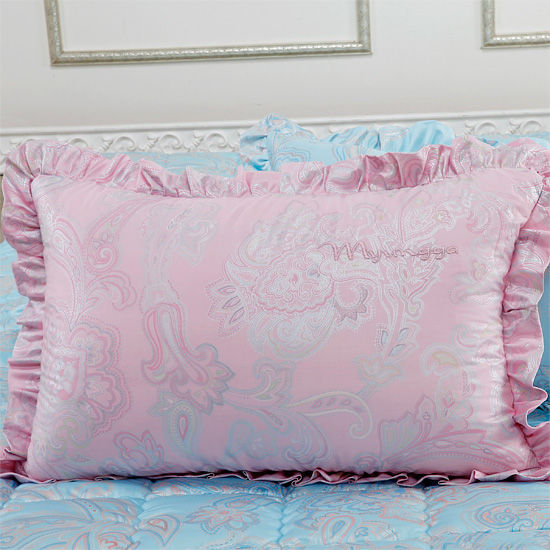 올리버하우스 에뜨랑 최고급 순면 60수 샤틴 패딩 베개커버 (60x40cm)_이미지