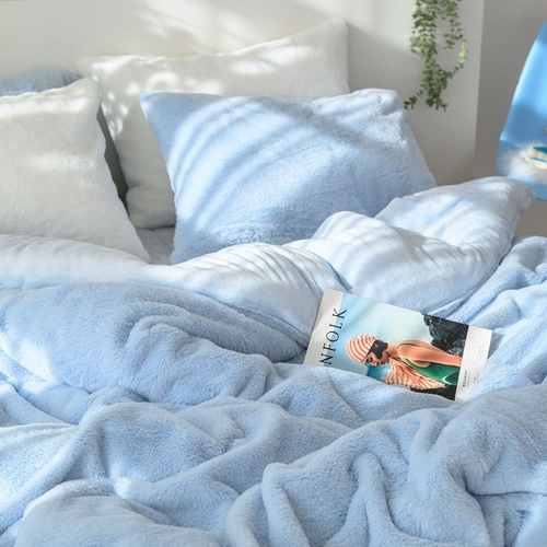 더블리 모르비도 10mm 극세사 차렵이불 베개세트