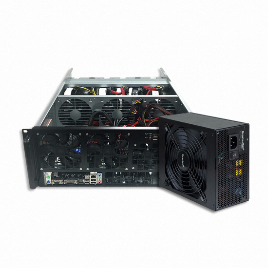 마이크로닉스 BTC-4061P 마이닝 케이스 (1250W 80+ Gold 파워 포함)_이미지