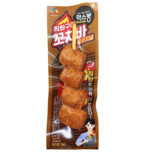 CJ제일제당 맥스봉 직화구이 꼬치바 오리지널 70g (8개)_이미지
