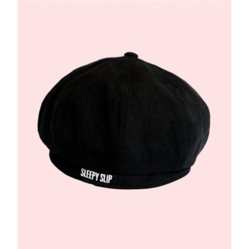 슬리피슬립 남녀공용 유니섹스시그니처 블랙 NEWSBOY 모자 캡모자 볼캡 야구모자 4072251_이미지