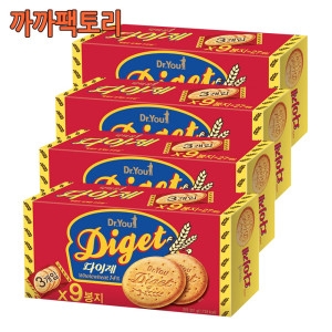 다이제 통밀 9입 351gx4케이스 까까팩토리