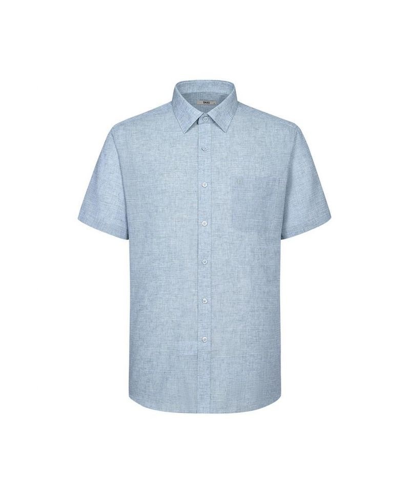 닥스 SHIRTS 린넨혼방 솔리드패턴 반팔셔츠_DLS3SHDS122E1 DLS3SHDS122E1 1147242_이미지