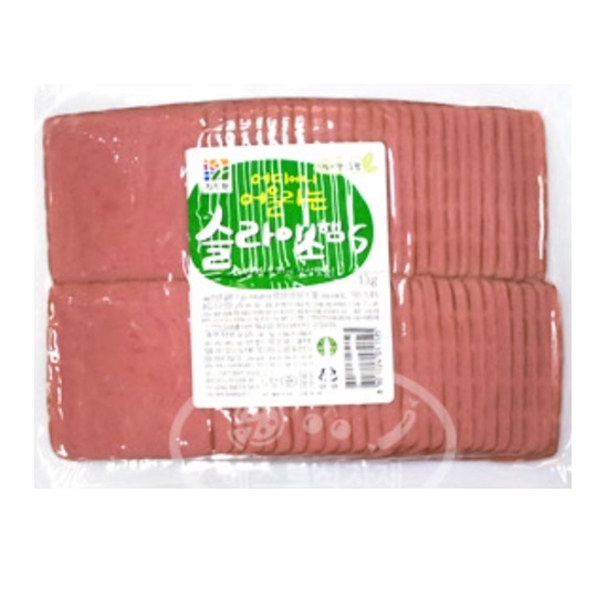대상 청정원 슬라이스햄S 1kg (1개)_이미지