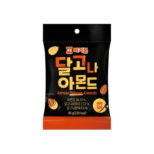 머거본 달고나 아몬드 40g (9개)_이미지