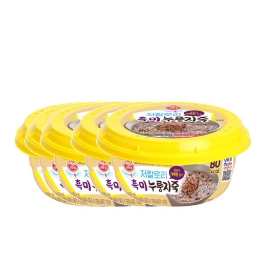 오뚜기 저칼로리 흑미누룽지죽 215g (10개)