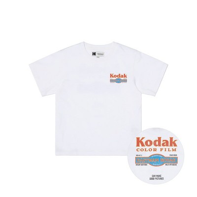 코닥 키즈 티셔츠 레시피 반팔티셔츠 IVORY SYF554 XSX782 티 130 M