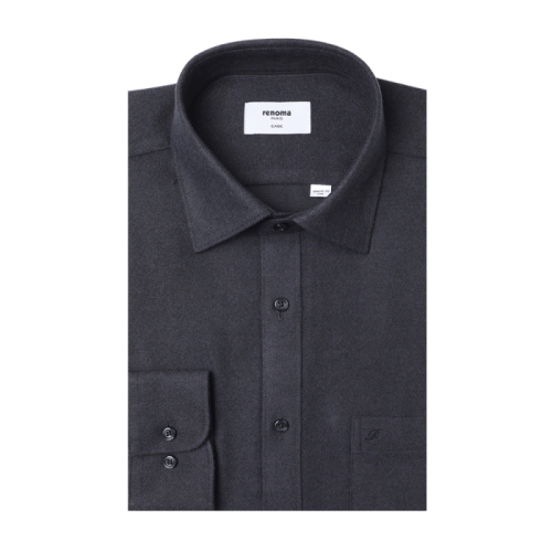 레노마 기모 트윌솔리드셔츠RPWSG0006DGIN