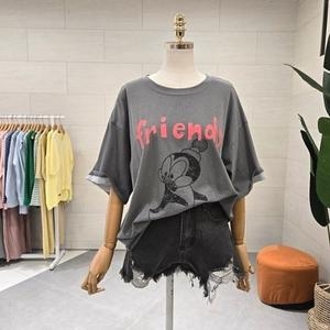 에잇컨셉 피그먼트 펭귄 반팔티셔츠 C25D7FTS152_이미지