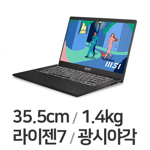 MSI 모던시리즈 모던14 C5M-R7 WIN10 (SSD 512GB)_이미지