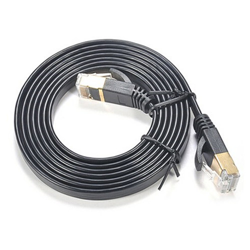 CAT.7 SSTP 블랙 플랫 랜케이블 (30m)_이미지