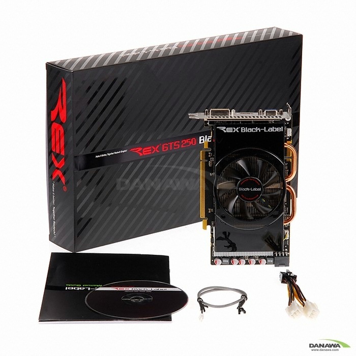 Rextech 블랙라벨 지포스 GTS250 Shortbody 512MB ix2000_이미지