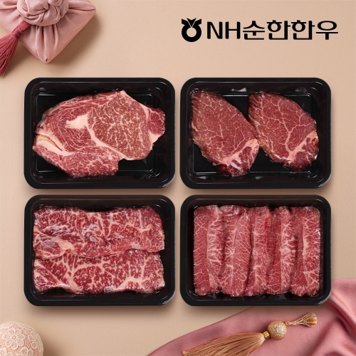 NH순한한우 1++등급 한우구이 선물세트 1호 1.2kg (1개)_이미지
