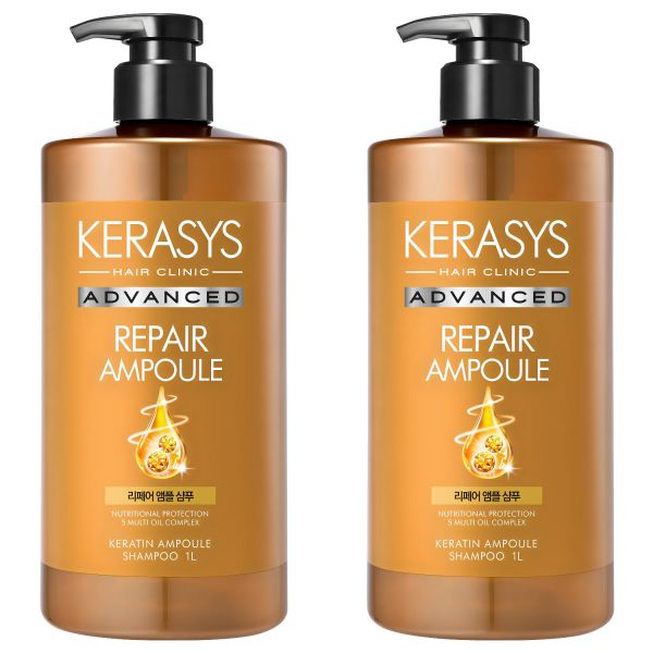 케라시스 어드밴스드 리페어 앰플 샴푸 1000ml (2개)_이미지