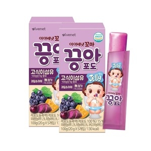 아이배냇 끙아 젤리 포도 100g x 2개