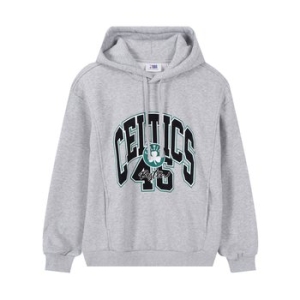  NBA 남녀공용 BOS 빅 그래픽 기모 후드 티셔츠 N254TH021P 라이트 카키 L