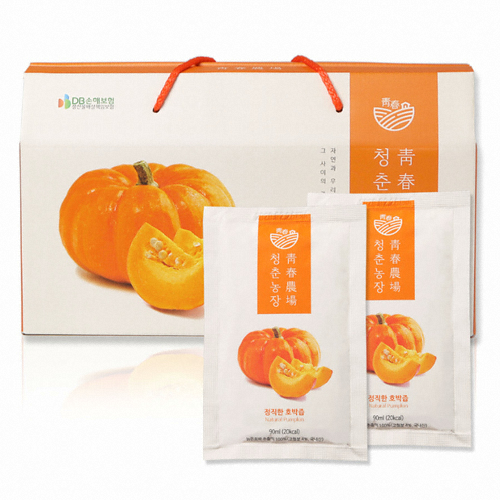 청춘농장 정직한 늙은 호박즙 90ml 30포 (1개)_이미지