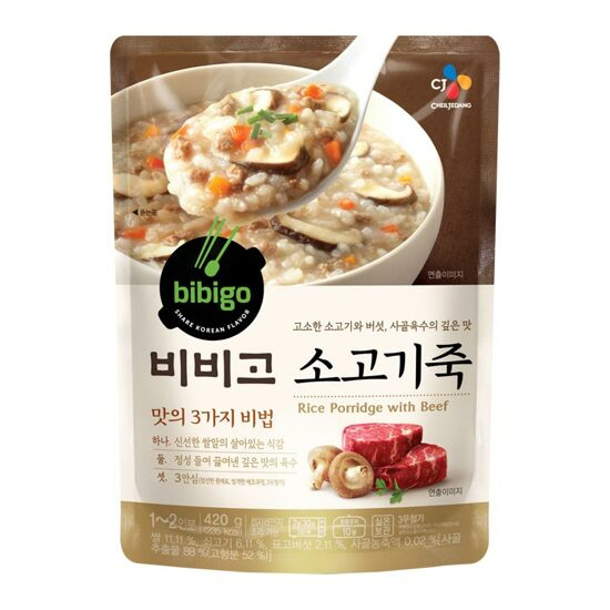 CJ제일제당 햇반 소프트밀 소고기죽 420g (15개)_이미지