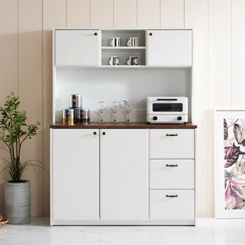 달리아 서랍형 주방수납장 상부장 세트 1200