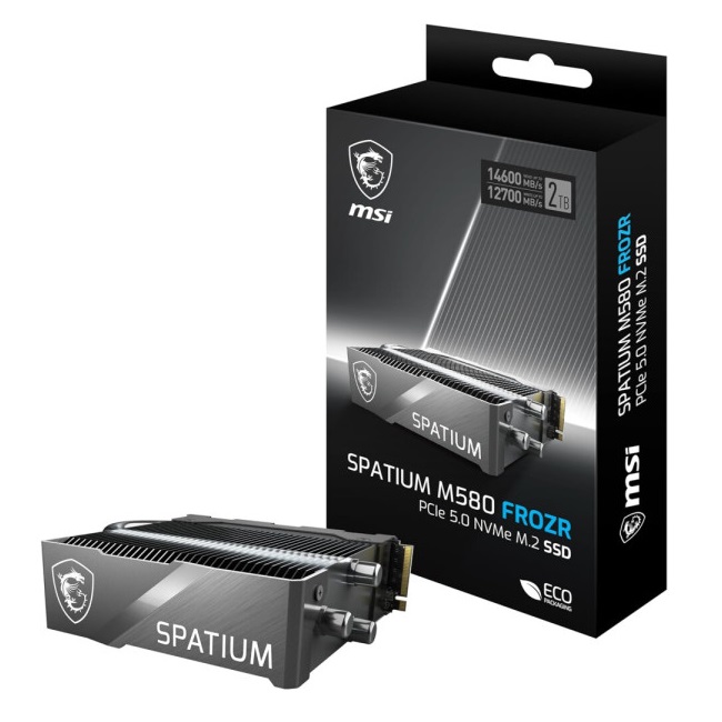 MSI SPATIUM M580 FROZR M.2 NVMe 해외구매 (2TB)