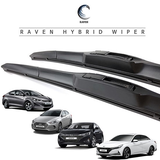 레이븐 하이브리드 와이퍼 650mm 세트 (650+350mm)