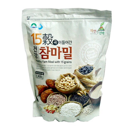 엔초이스 자연의 선택 15곡이 들어간 건강참마밀 1.3kg이미지입니다. 누르면 해당 게시물로 새창이동합니다.