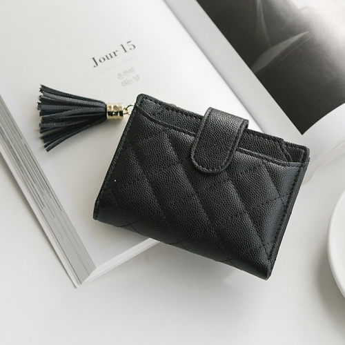 옴니아 소가죽 여성지갑 태슬 피네 반지갑 피네 반지갑 레드_이미지