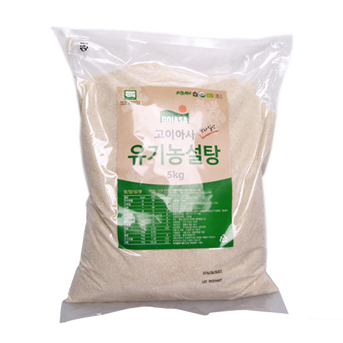 고이아사 유기농 설탕 5kg (1개)
