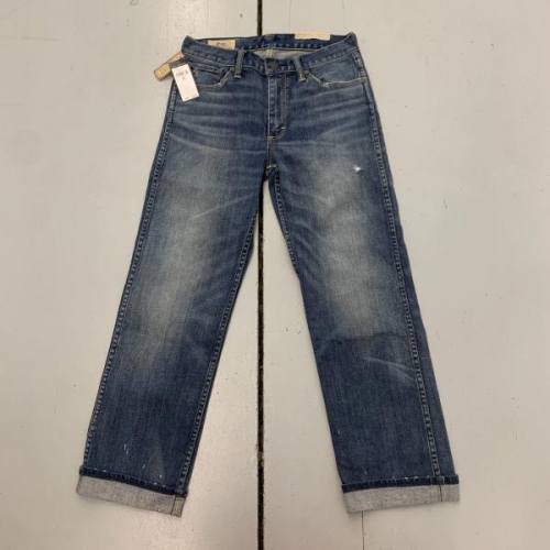 폴로랄프로렌 14695144 폴로 던개리스 RN41381 다크 워시 섬 1 CL 인디고 청바지 여성 사이즈 26