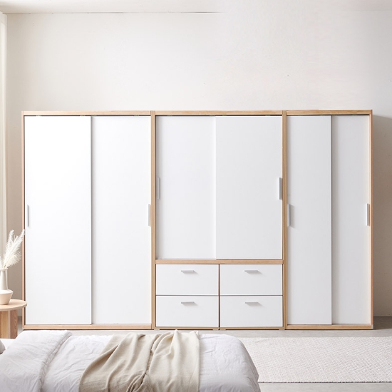 파로마 피츠 뮤즈 서랍 슬라이딩 옷장세트 3200