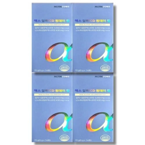 뉴트리코어 맥스 알파 CD 원데이 핏 5g 14포 (4개)_이미지