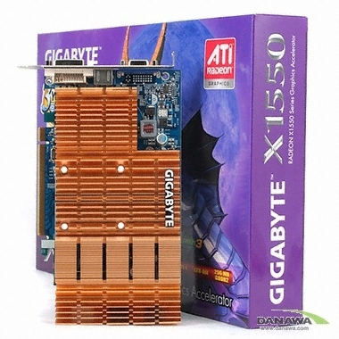 GIGABYTE 라데온 X1550 256MB Silent_이미지