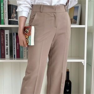 시드마켓 스판 밴딩 와이드 슬랙스 301K809S 빅사이즈 여성의류_이미지