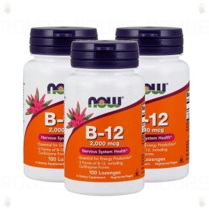 나우푸드 비타민 B-12 2000mcg 사탕 100정 (3개)_이미지