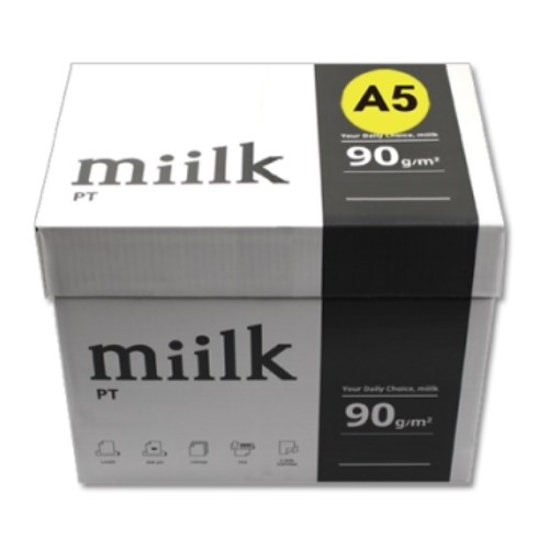 한국제지 밀크 PT 복사용지 A5 90g (5,000매)