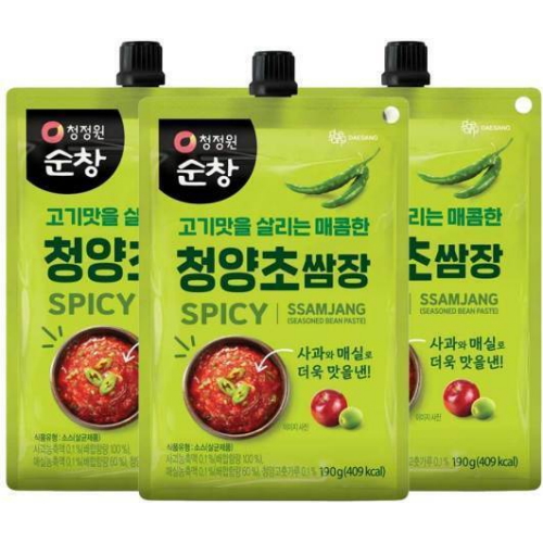 청정원 순창 청양초 쌈장 190g (3개)_이미지
