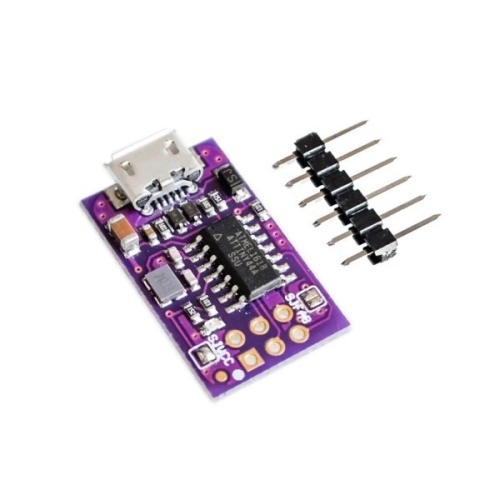 아두이노 Arduino호환 부트로더 ISP 마이크로 컨트롤러 ATTiny45 5V USB 초소형 AVR USBTinyISP 프로그래.._이미지