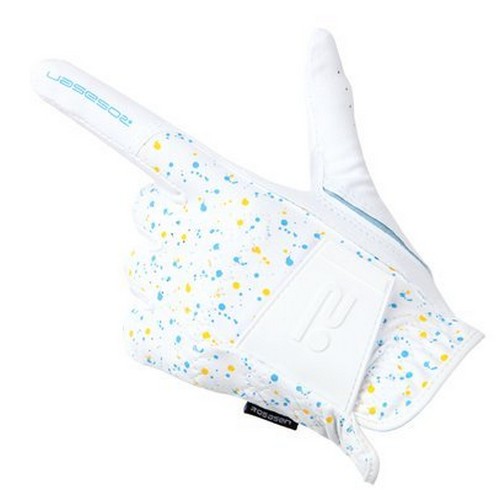 로사센 페인트 스플래쉬 패턴 여성용 골프장갑 (1개)_이미지