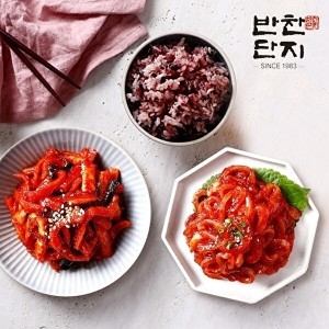 오징어젓1Kg+무말랭이1Kg+간장깻잎1Kg 밑반찬종류 저녁메뉴 반찬가게