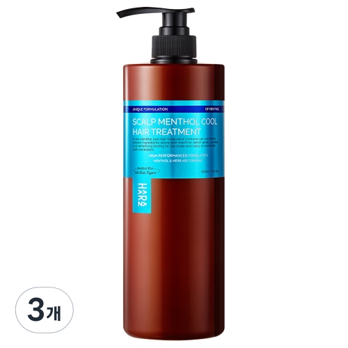 하라즈 스켈프 멘톨 쿨 트리트먼트 1000ml (3개)_이미지