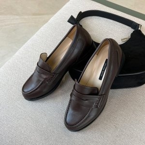 소보제화 이네즈 매니시 발편한 단화 페니로퍼 여성로퍼 3cm_이미지