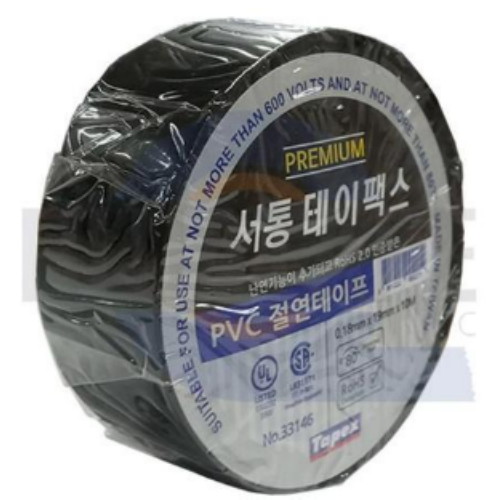 테이팩스 서통 프리미엄 PVC 절연테이프 19mm (10m, 1개)_이미지