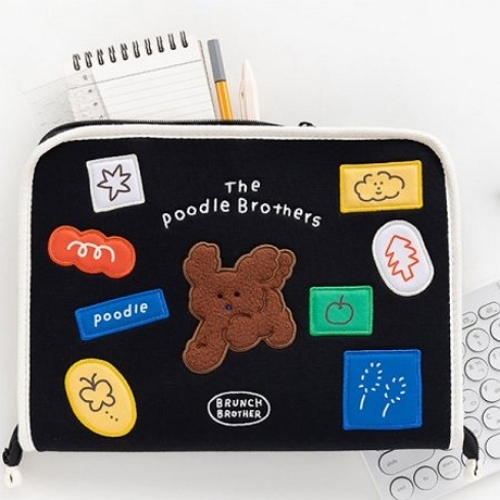 로마네 브런치브라더 푸들 오픈 파우치 11인치형_이미지