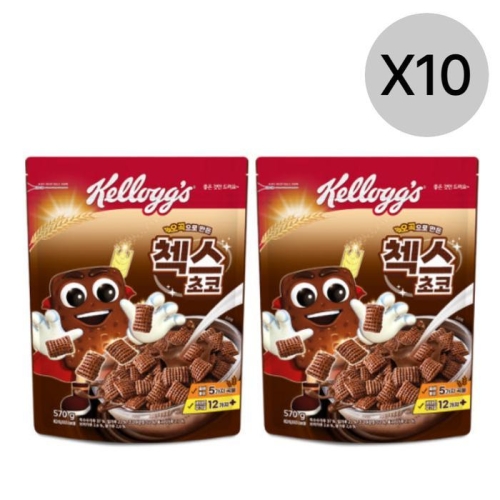켈로그 오곡으로 만든 첵스초코 570g (20개)