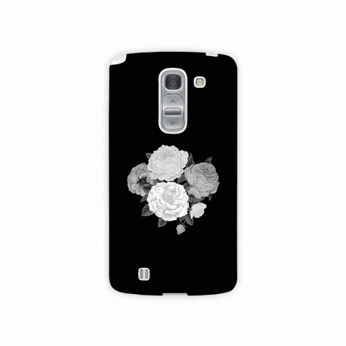 아트셀렉트 LG G PRO2 테마케이스 Floral.Black_이미지