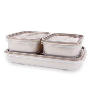 제오닉 명절음식 전 보관 채반용기 1.5L 2p + 3.7L 1세트_이미지