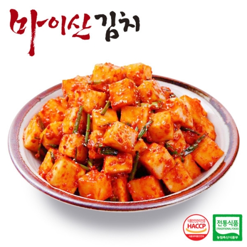 마이산김치 국내산 깍두기 1kg (2개)_이미지